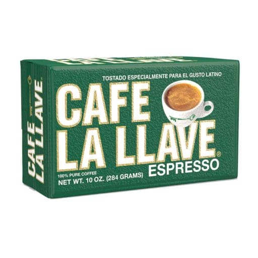 Photo of a green package of cafe la llave