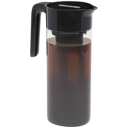 Photo of a cold brew coffee maker jar.