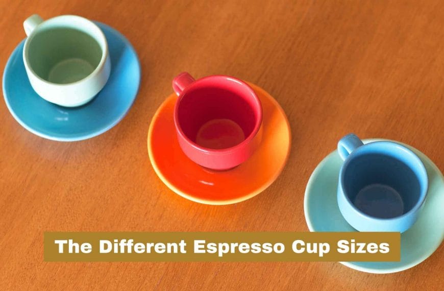 Espresso cup sizes.