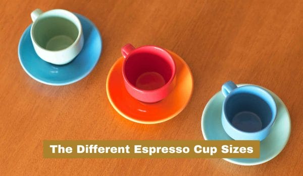 Espresso cup sizes.