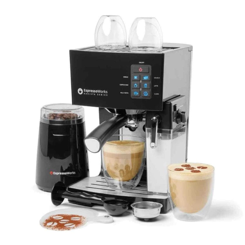 EspressoWork coffee machine best with grinder