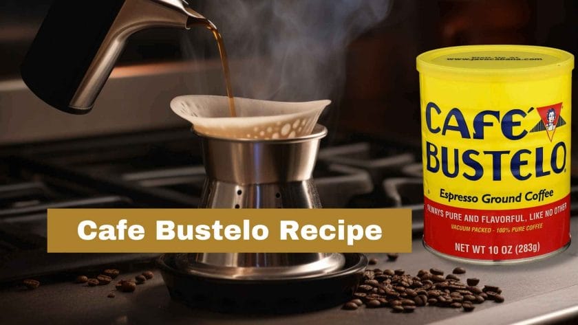 Photo of Cafe Bustelo being made. How to Make Cafe Bustelo? Cafe Bustelo recipe.