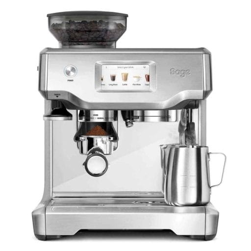 Photo of a stainless steel Barista Touch coffee maker.