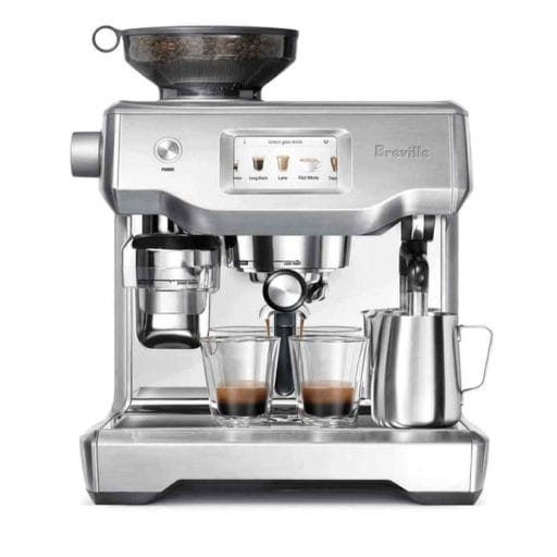 Photo of a silver Breville Oracle touch.