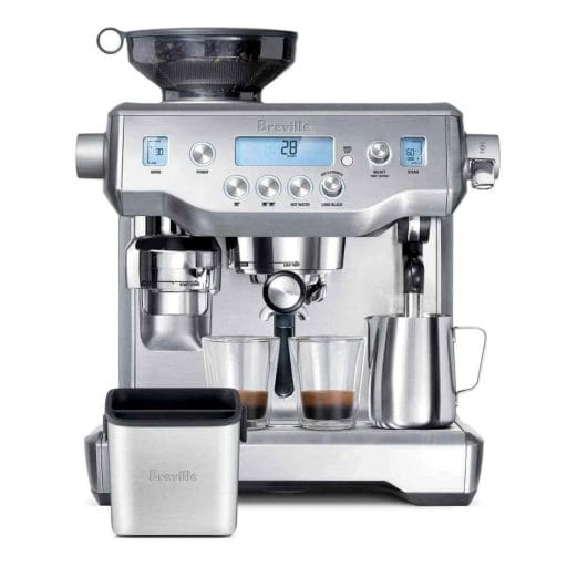 Photo of a silver Breville Oracle.
