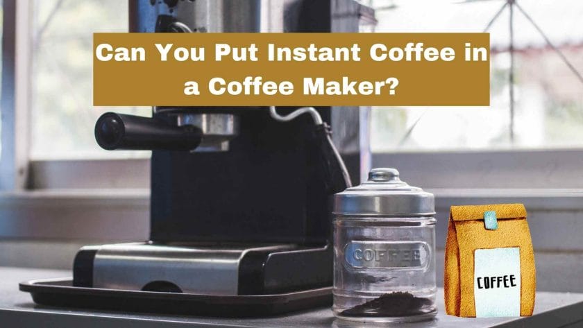 Photo of a coffee maker with an instant coffee pot by its side. Can You Put Instant Coffee in a Coffee Maker?